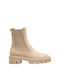 Onlbetty1 Leather Women's Chelsea Boots with Medium Heel Camel