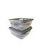 Sidirela Lunchbox Kunststoff Grey 2Stück