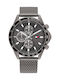 Miles Men’s Watch 44mm Battery-Powered Chronograph with Grey Metal Bracelet