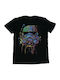 PCMerch Paint Splats Helmet T-shirt Star Wars Μαύρο Βαμβακερό