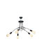 ArteLibre Brun Black Ceiling Light For 5 Bulbs E14 35x90cm