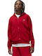 Essentials Cardigan with Red Hood