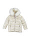 Kids' Parka Long with Hood Beige