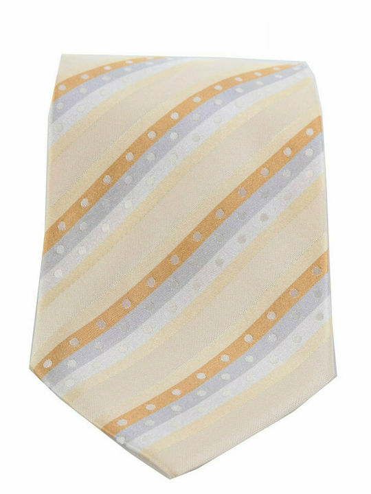 Giorgio Armani Men's Tie Silk Printed In Yellow Colour