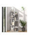 Βιβλιοθήκη Γκρι 48x25.5x140εκ.