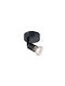 Lucas Single Spot with Socket GU10 in Black Color