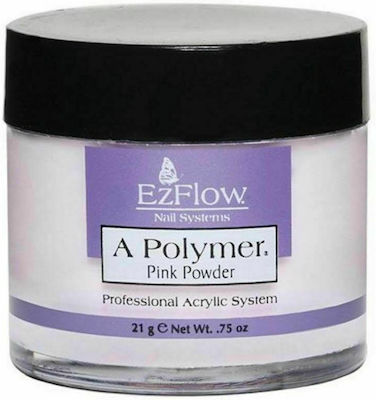 EzFlow Nail Systems A Polymer Acrylic Powder Pink 21gr