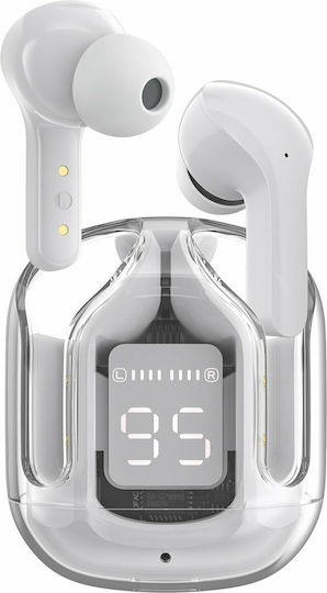 Acefast T6 In-ear Bluetooth Handsfree Căști cu Rezistență la Transpirație și Carcasă de Încărcare Modern Gray