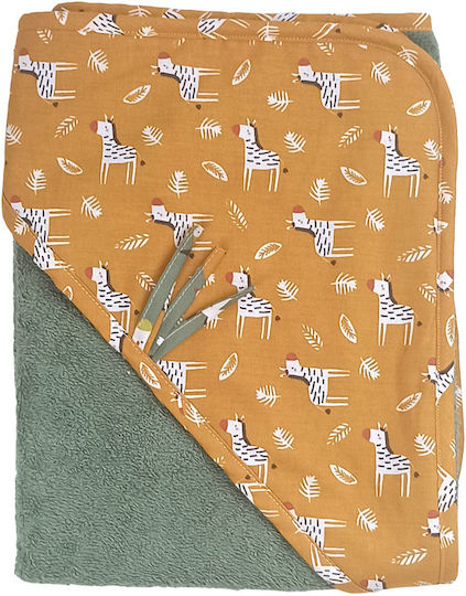 Baby Star Baby Bathrobe Hooded 95x95cm