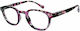 Readers Women's Reading Glasses +2.00 Purple RD159