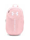 Under Armour Hustle Lite Men's Fabric Backpack Waterproof Pink 24lt