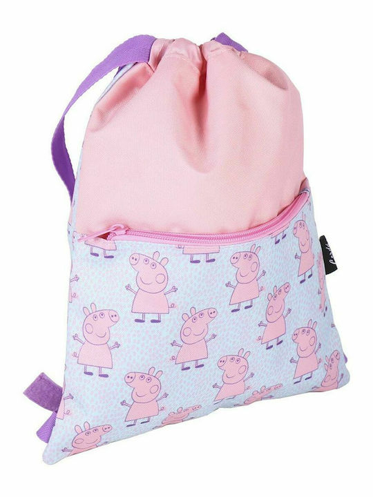 Cerda Peppa Pig Детска Чанта Мешка Розова 27x1см