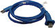 FT Electronics USB 2.0 Cable USB-A male - USB-B male Μπλε 1.5m (FTT16-660)