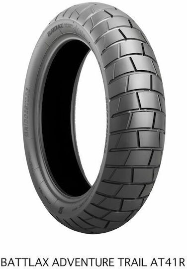Bridgestone Battlax Adventure Trail AT41 150/70 R17 70V Tubeless Motorcycle Tyre Back