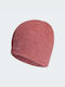 Adidas Mélange Ribbed Beanie Cap Wonder Red / Bliss Pink