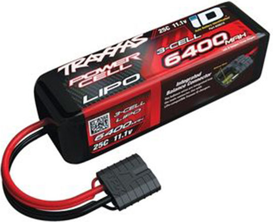 Traxxas Li-Po Batterie 11.1V 6400mAh 25C 3S iD für RC-Fahrzeug
