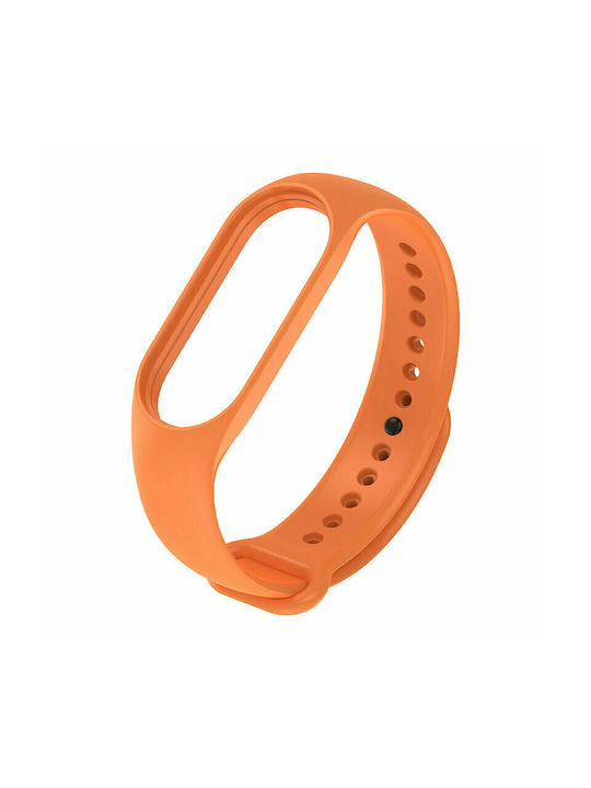 Hurtel Replacement Armband Silikon mit Pin Orange (Smart Band 7)