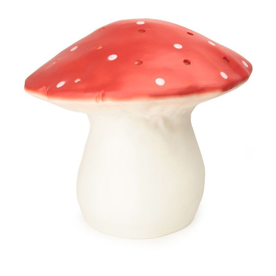 Egmont Led Kids Decorative Lamp Mushroom Large Red 29x29x30εκ.