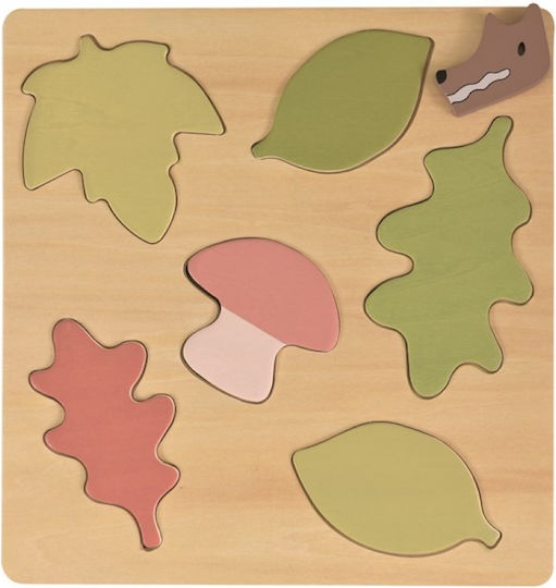 Holz Kinder Steckpuzzle Wald 6pcs Egmont