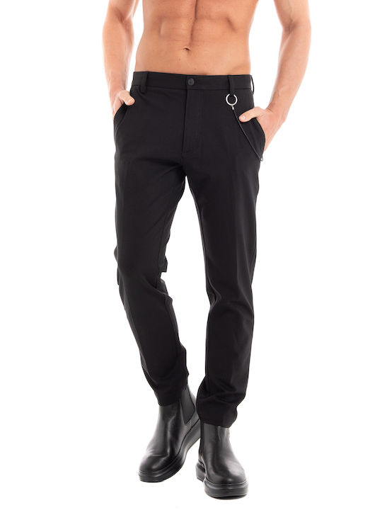 Hugo Boss Ανδρικό Παντελόνι σε Slim Εφαρμογή Μαύρο