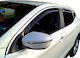 Szatuna Classic Σετ Ανεμοθραύστες Αυτοκινήτου Πίσω για Nissan Qashqai 2τμχ