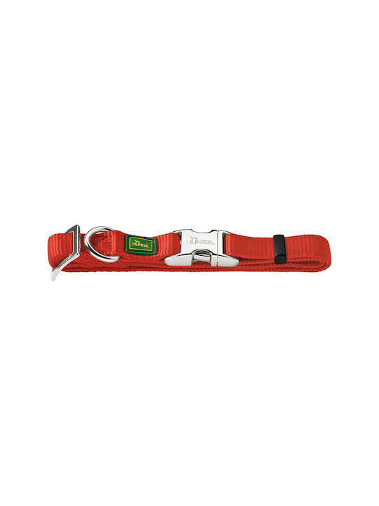 Hunter Halsung Vario Basic Alu-Strong Κολάρο Σκύλου σε Κόκκινο χρώμα Large 25mm x 40 - 55cm