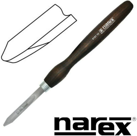 Narex Σκαρπέλο με Κοίλη Λάμα & Ξύλινη Λαβή