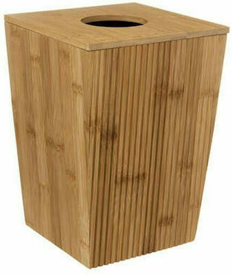 Wooden Waste Bin 6lt Brown