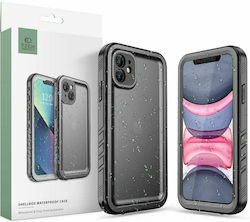 Tech-Protect Shellbox IP68 Acoperire completă 360 Plastic / Silicon rezistent la apă Negru (iPhone 11)