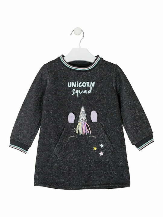 Losan Sweatshirt Kids Dress Long Sleeve Gray