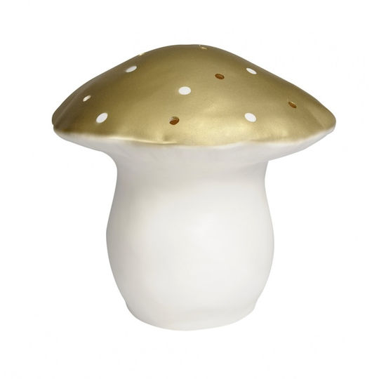 Egmont LED Kinder Dekorative Lampe Pilz Large Gold 29x29x30εκ. Egmont LED Kinder Dekorative Lampe Pilz Large Gold 29x29x30εκ.
