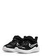 Downshifter Downshifter 12 Kids Sports Shoes Running with Hoop & Loop Closure Black / Dark Smoke Grey / White
