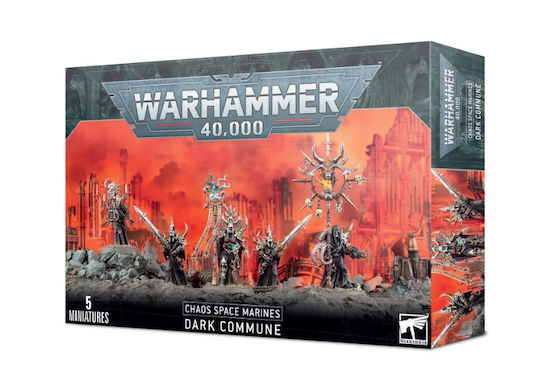 Games Workshop Warhammer 40.000 Space Marines Chaos Dark Commune Figure