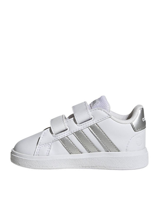 adidas GRAND COURT 2.0 Cloud White / Matte Silver