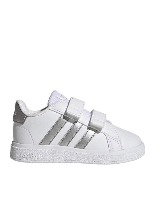 adidas Grand Court 2.0 CF I Cloud White / Matte Silver