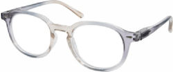 Eyelead E233 Reading Glasses +1.25 In Gray Color E 233