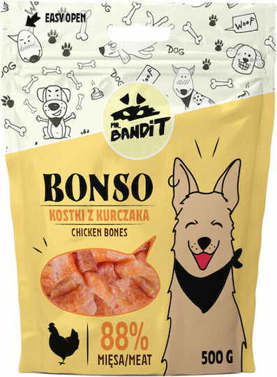 Mr. Bandit Bonso Bones Treat for Puppies with Chicken 500gr 32040