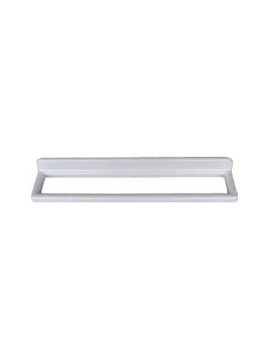 Bega Plast Single Wall-Mounted Bathroom Rail ​55x10.5cm White