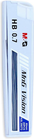 M&G 20 Package Pieces of Mechanical Pencil Leads 0.7mm HB