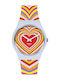 Swatch Groovy Love Men's Watch 34mm Battery with Rubber Strap