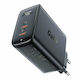 Acefast Φορτιστής Χωρίς Καλώδιο GaN με 2 Θύρες USB-C 50W Power Delivery / Quick Charge 4.0 Μαύρος (A29)