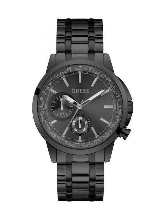 Guess Ανδρικό Ρολόι 44mm Χρονογράφος Μπαταρίας ...