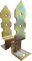 Zogometal Base for Pergola made of Metal 2pcs Iridescent Divided