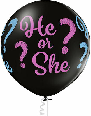 Μπαλόνι για Gender Reveal "He or She?"
