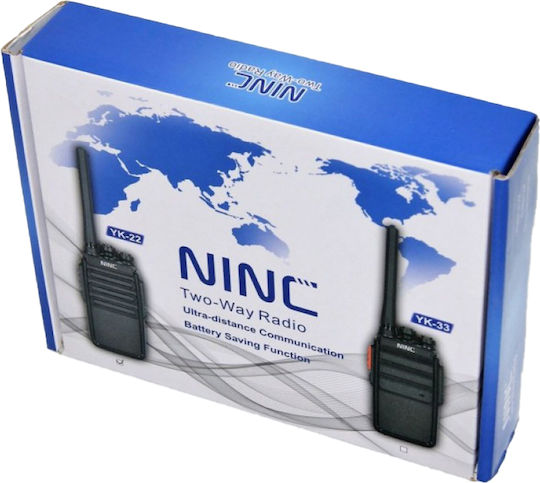 Ninc YK-22 Walkie Talkie 5W without Screen Black
