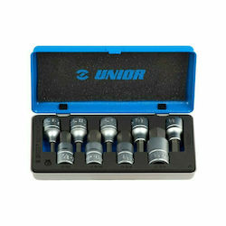 Unior Socket with Motor Allen and Socket 1/2'' Set 9pcs Unior Socket with Motor Allen and Socket 1/2'' Set 9pcs