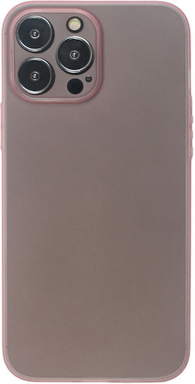 Vivid Slim Back Cover Silicon Transparent Pink (iPhone 13 Pro Max)