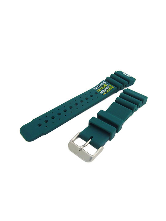 Green 20mm Trading Strap for CITIZEN AY5000