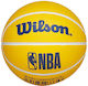 Wilson Nba Dribbler Bskt Gs Warr Kids Ball Basketball Yellow