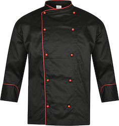 Palltex Σακάκι Σεφ Unisex Μαύρο με Μακρύ Μανίκι Chef Nobu Palltex Σακάκι Σεφ Unisex Μαύρο με Μακρύ Μανίκι Chef Nobu
